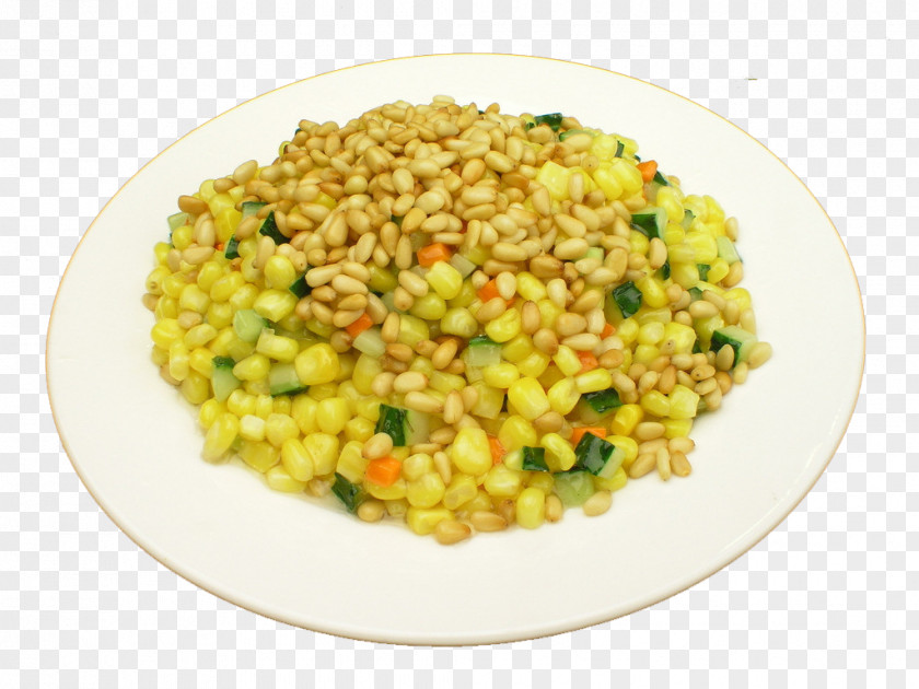 Pine Nut Corn Risotto Chinese Cuisine Succotash Vegetarian PNG