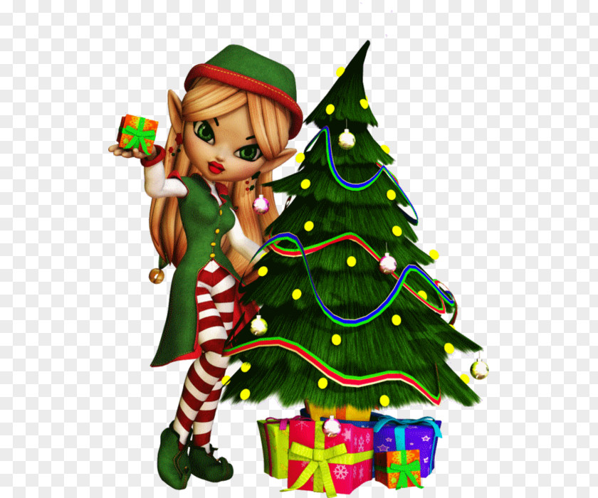 Santa Claus Christmas Day Tree Elf Decoration PNG
