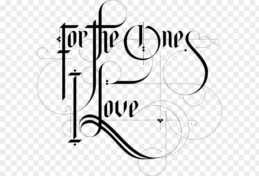 Design Lettering Typography Love Font PNG