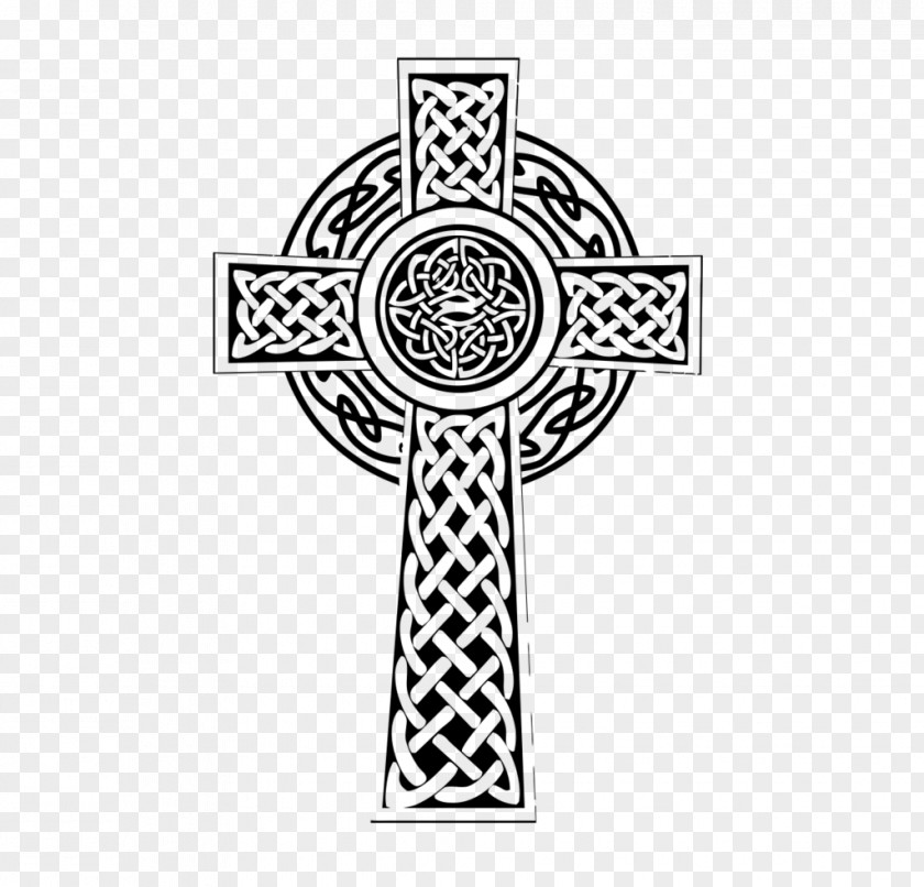Cross Tattoo Celtic Knot High Christian PNG