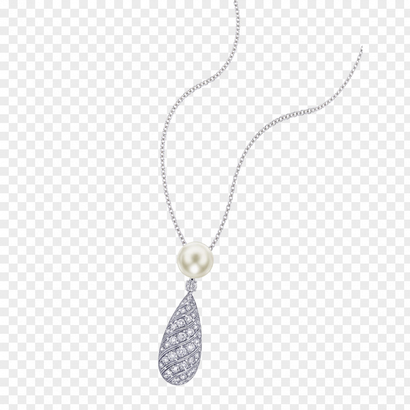Pearl Diamond Locket Earring Necklace Jewellery PNG
