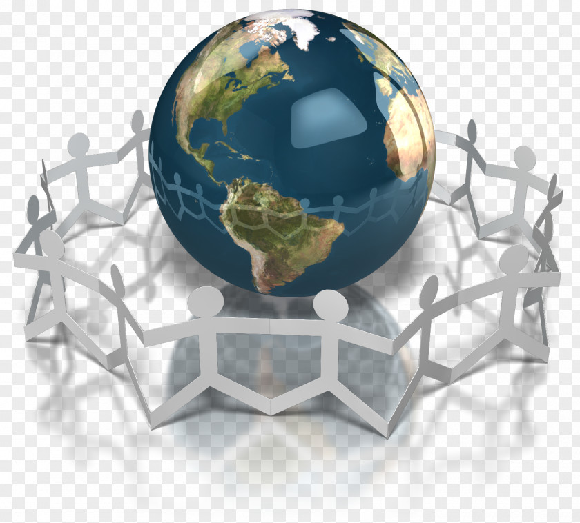 Unity World Presentation Globe Clip Art PNG