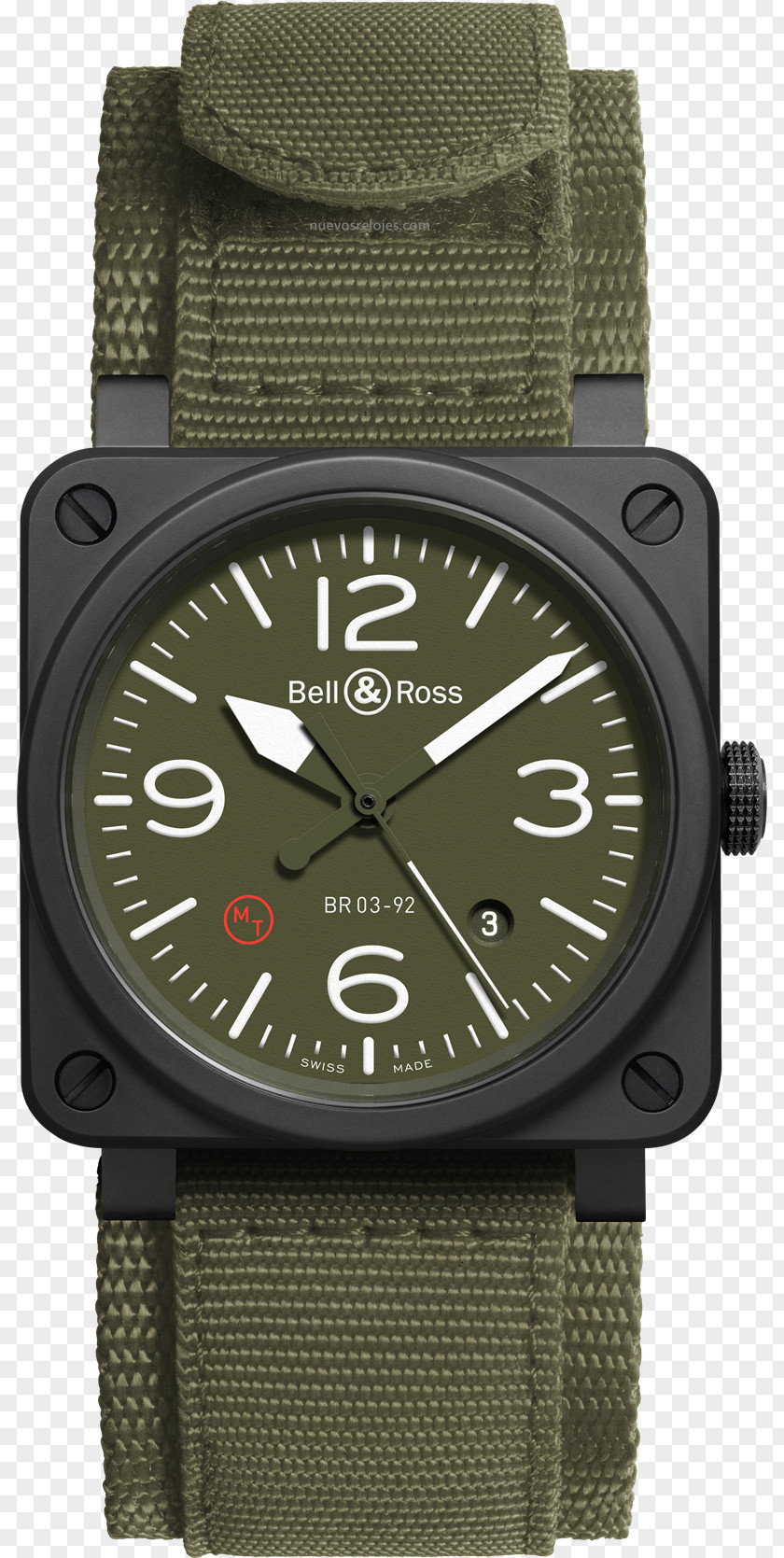 Watch Bell & Ross, Inc. Automatic Swiss Made PNG