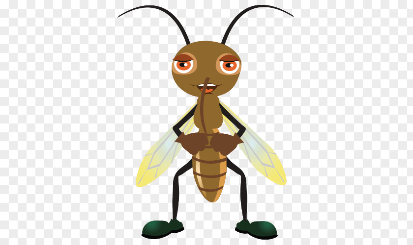 Cartoon Ants Insect Ant Mosquito Butterfly Bee PNG