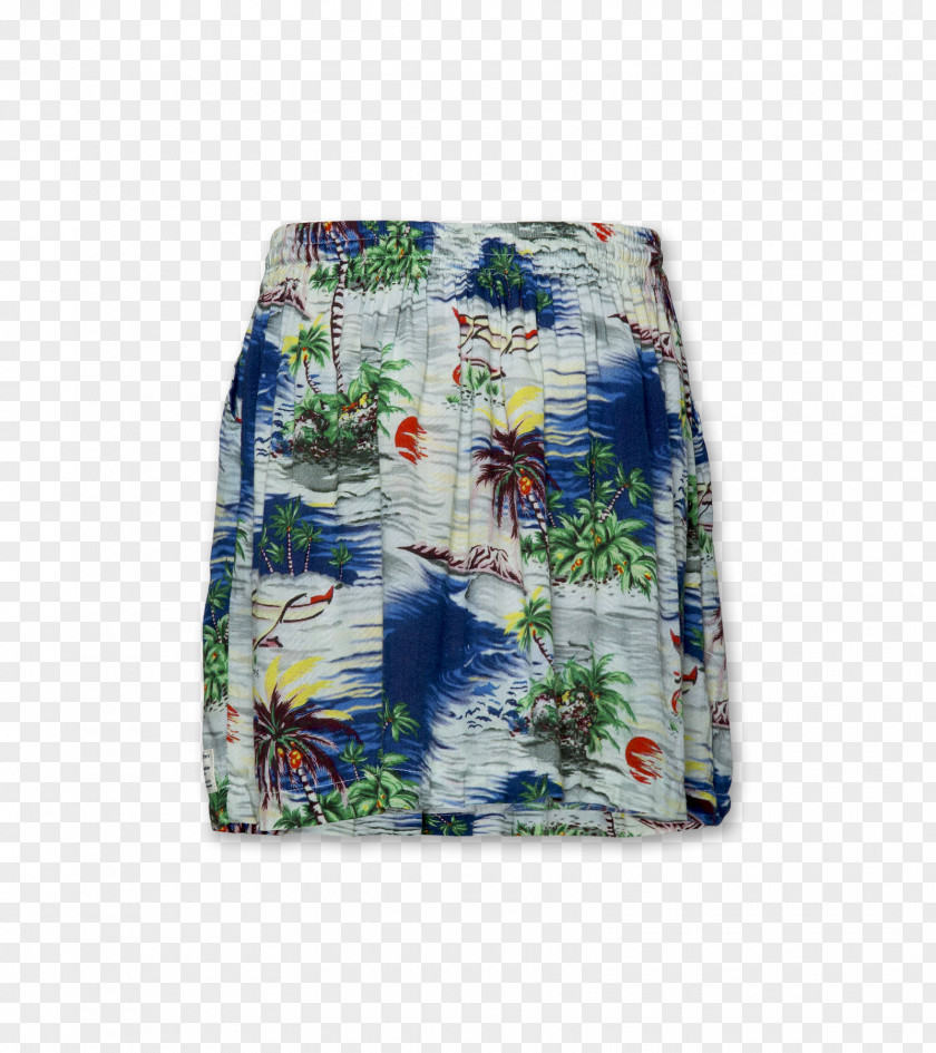 Flower Allover Shorts Textile Skirt PNG