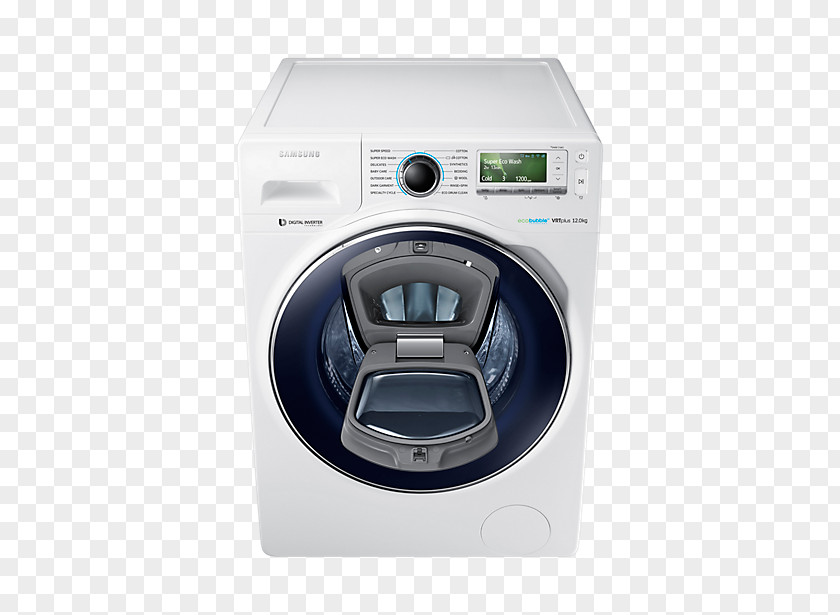 Samsung Washing Machines WW12K8412OX Laundry WW11K8412OW PNG