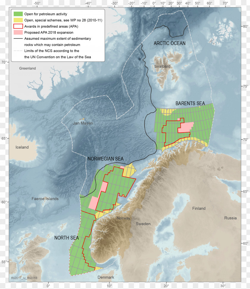 Sea Barents Norwegian Continental Shelf Norway PNG