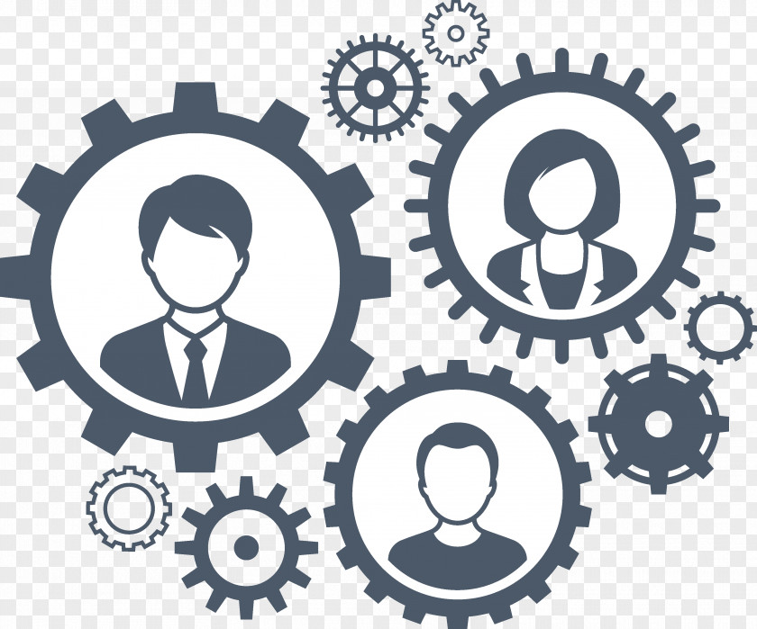 Teamwork Vector Employee Engagement Human Resource Management Organization PNG
