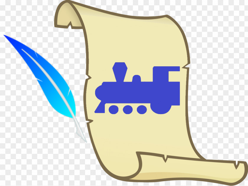 Blue Train Quill Paper Applejack Spike Cutie Mark Crusaders PNG