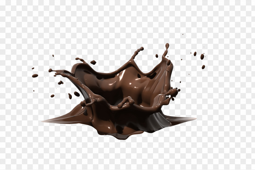 Chocolate Creative Sputtering Effect Ice Cream Truffle White Gelato Bar PNG