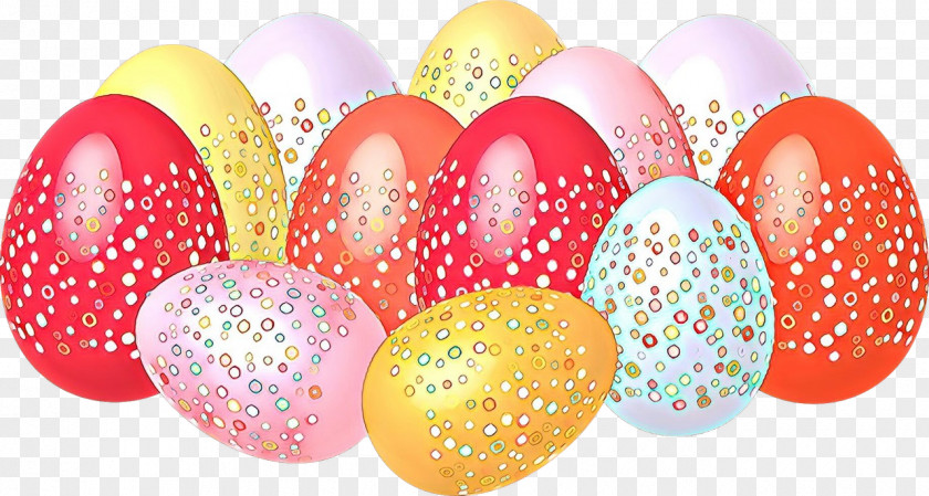 Easter Egg Balloon Orange S.A. PNG