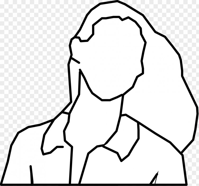 Woman Outline Silhouette Clip Art PNG