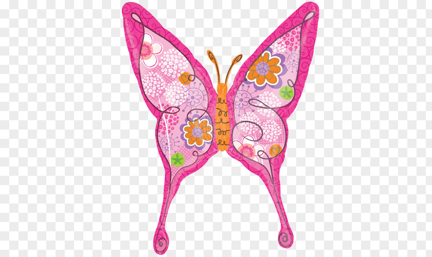 Butterfly Toy Balloon Mylar Party PNG
