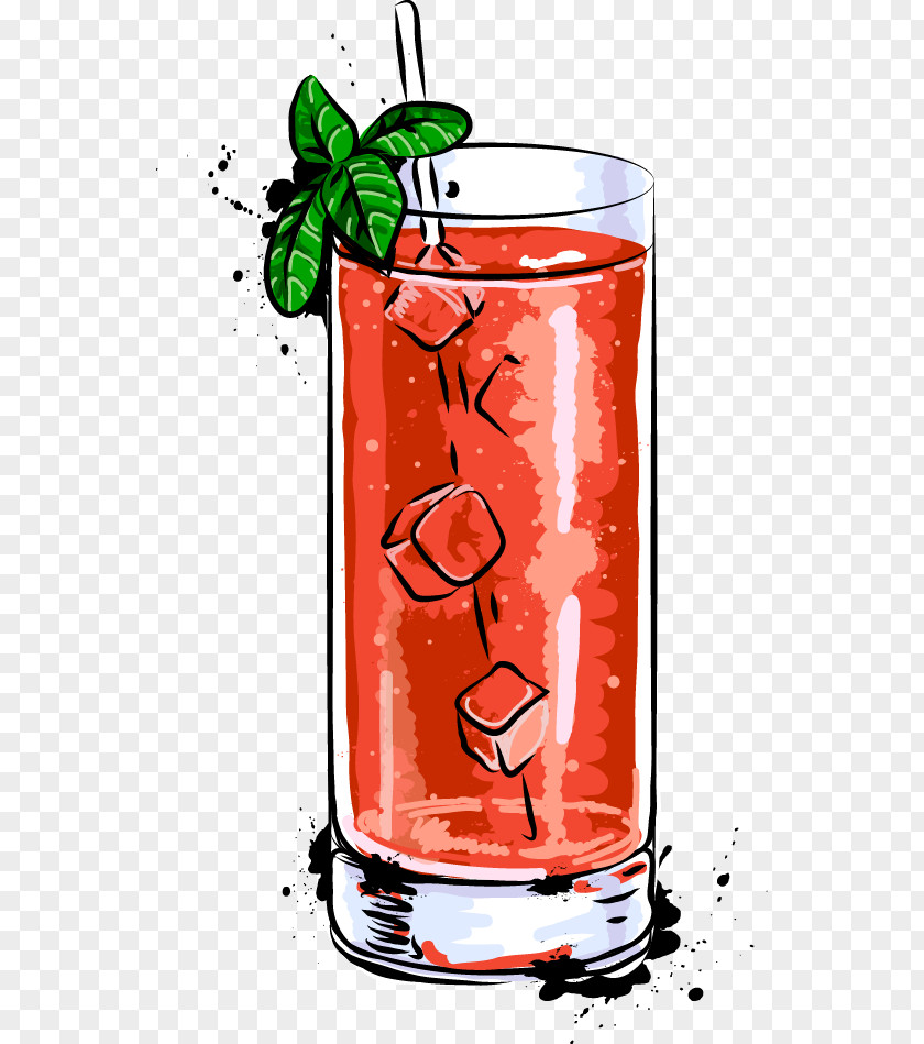 Cartoon Vector Food Drink Red Juice Cocktail Bloody Mary Margarita Mojito PNG