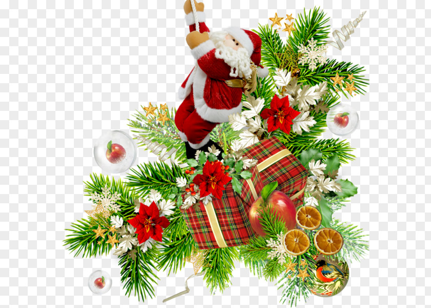 Christmas Ornament Santa Claus New Year Clip Art PNG