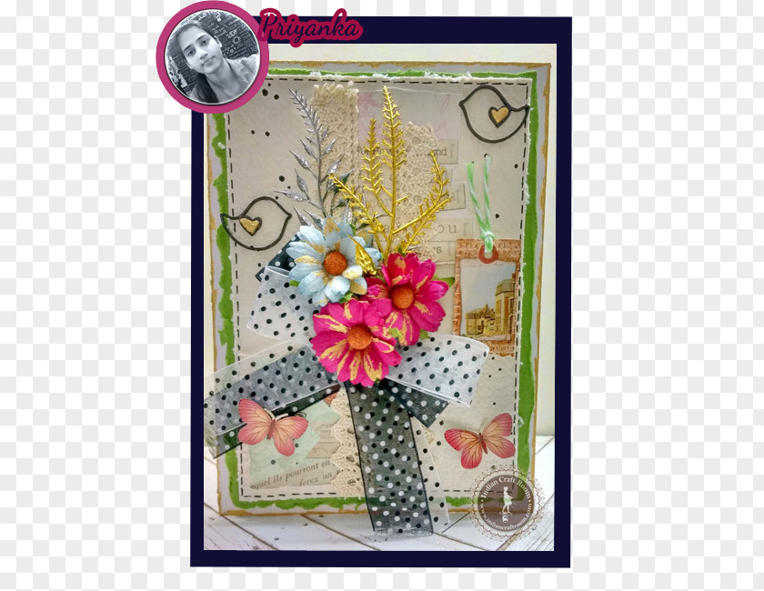 Handmade Cards Floral Design Paper Picture Frames Petal PNG