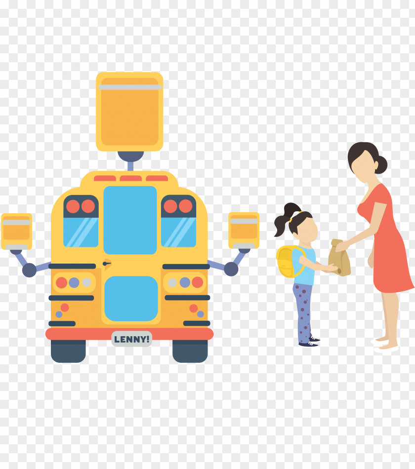 School Bus Driver Safety Awareness Product Design Illustration Human Behavior Cartoon PNG