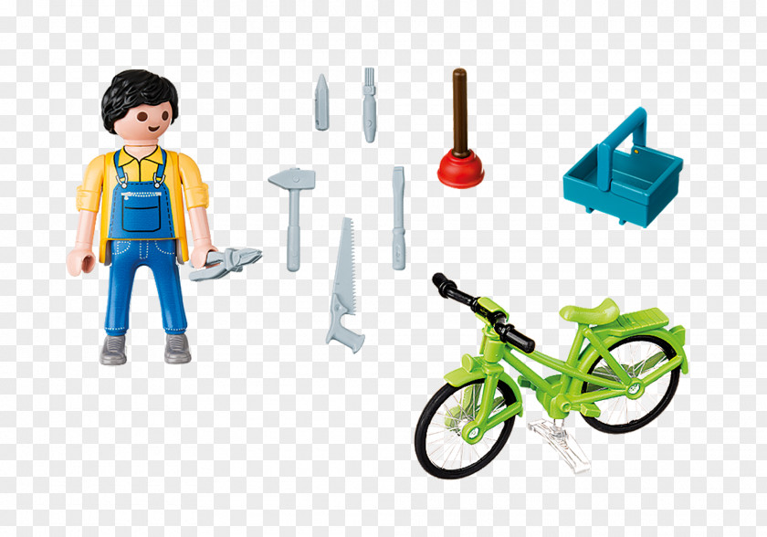 Toy LEGO Playmobil Action & Figures Bicycle PNG