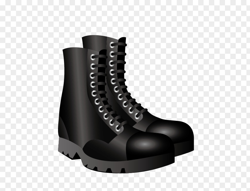 Vector Black Boots Boot Icon PNG
