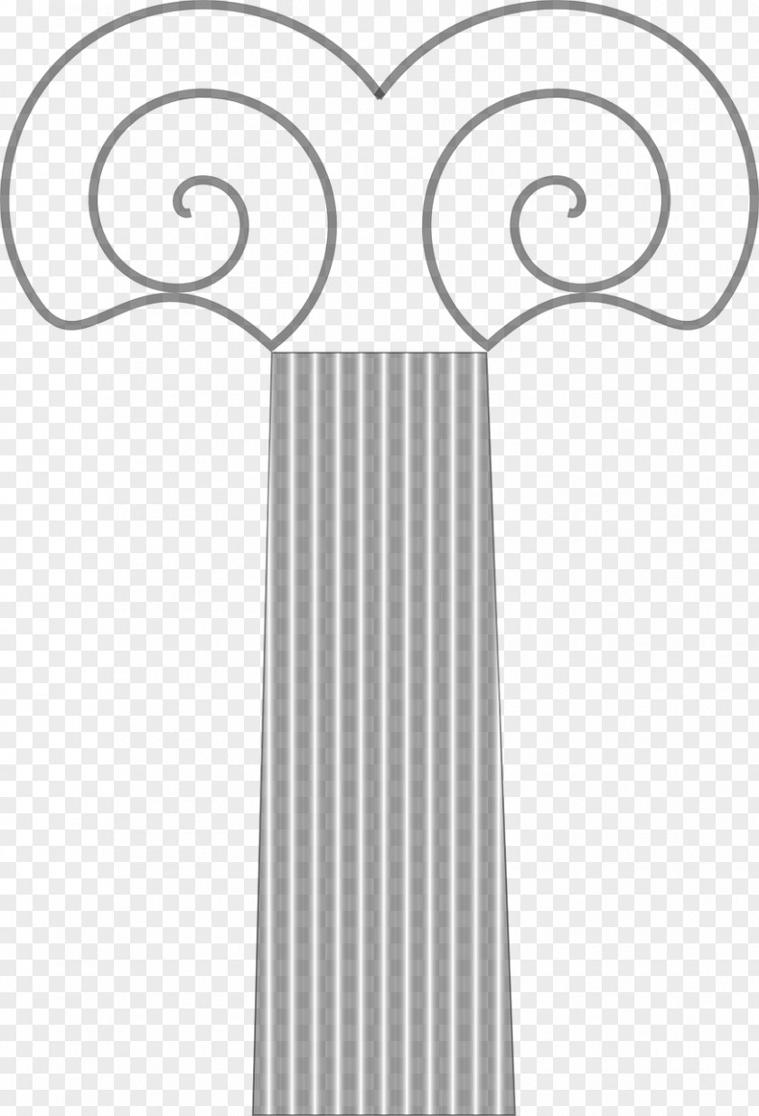 Column Capital Architecture Ionic Order PNG