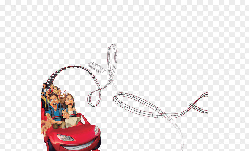 Crazy Rollercoaster Amusement Park Roller Coaster PNG