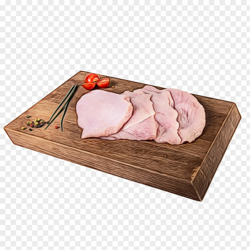 Dish Meat Animal Fat Food Gammon Cutting Board Veal PNG