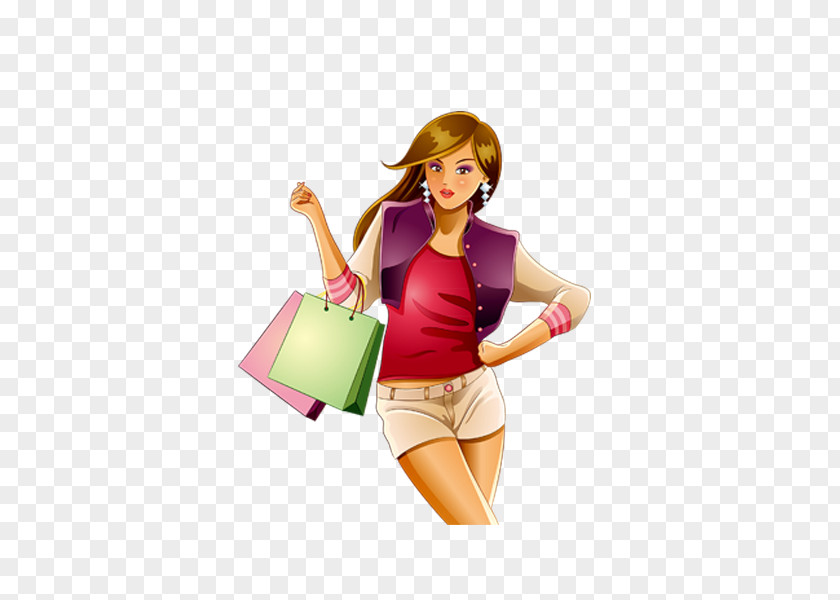 Taobao Women Bag Shopping Stock Photography Illustration PNG