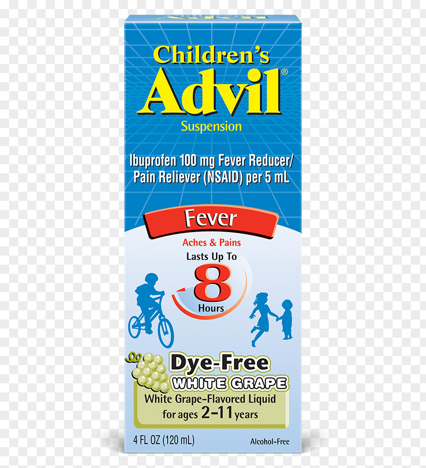 Child Ibuprofen Children's Advil Ache Suspension PNG