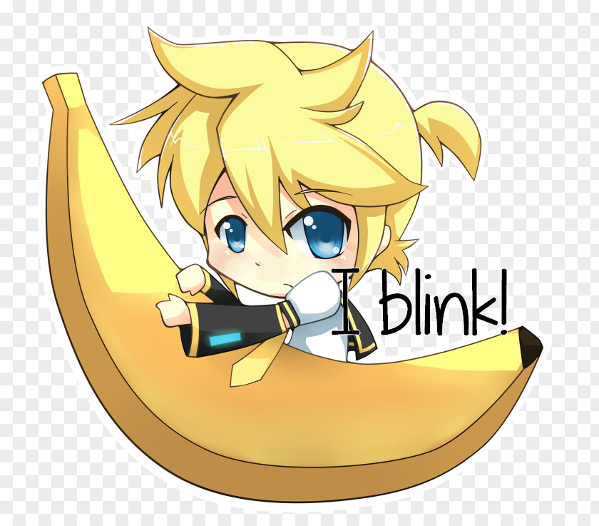 Banana Kagamine Rin/Len Vocaloid Image Eating PNG