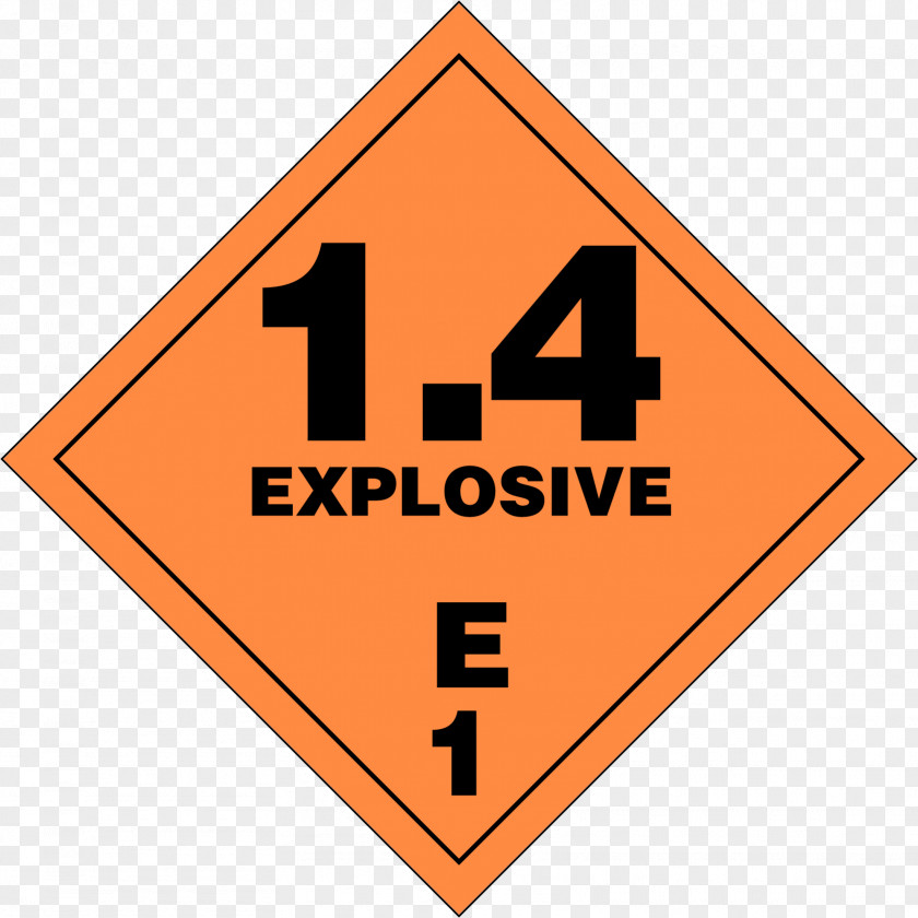 Explosion Dangerous Goods HAZMAT Class 9 Miscellaneous Explosive Material Placard ADR PNG