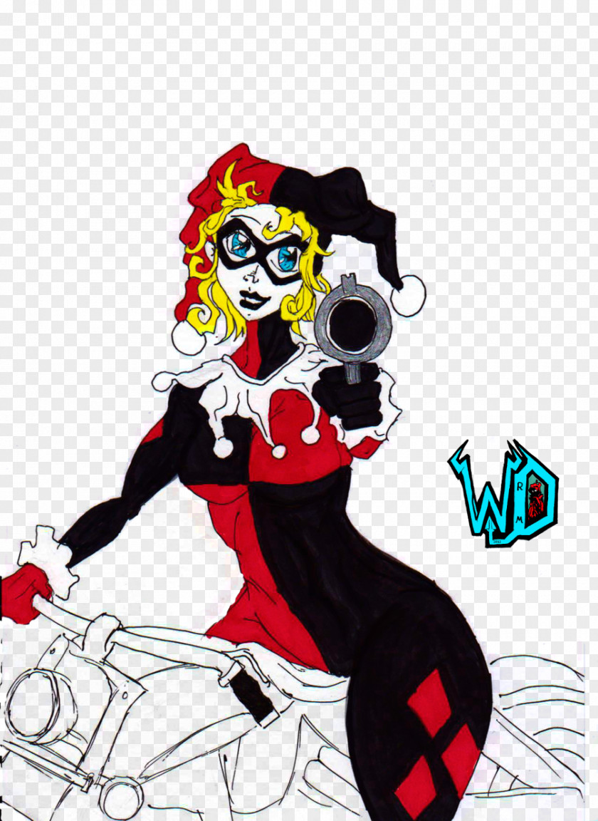 Harley Quinn Joker Art Riddler Drawing PNG