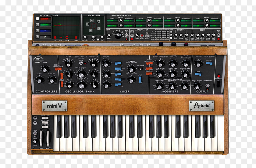 Musical Instruments Minimoog Roland Jupiter-8 Arturia Software Synthesizer Sound Synthesizers PNG