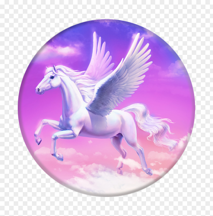 Pegasus PopSockets Grip Stand Flying Horses PNG