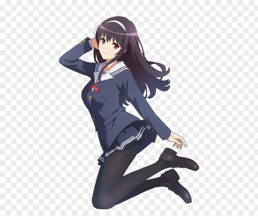 Saekano: How To Raise A Boring Girlfriend Utaha Kasumigaoka Desktop Anime Theme PNG to a Theme, clipart PNG