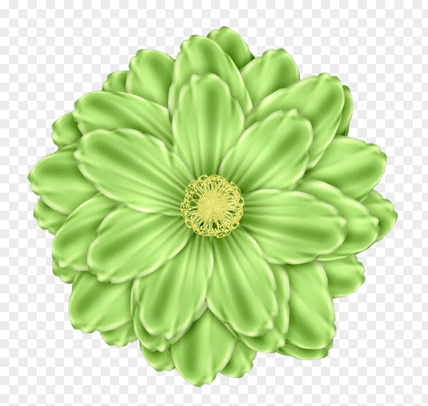 Green Chrysanthemum Paper Digital Scrapbooking Flower Handicraft PNG