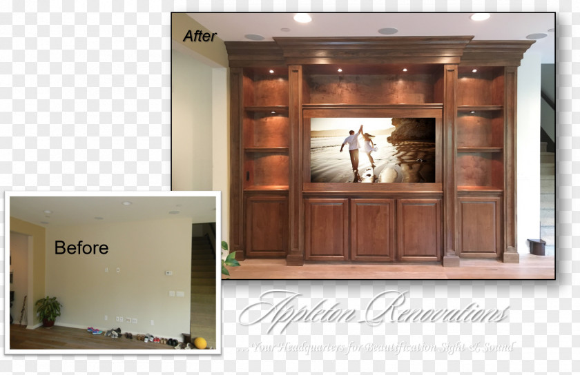Scandia Custom Cabinets Display Case PNG