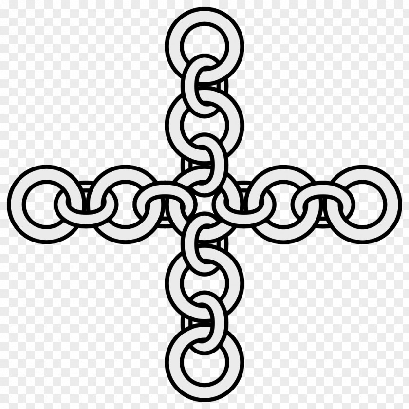 Cross Chain Vector Graphics Wikimedia Commons Design Illustration PNG