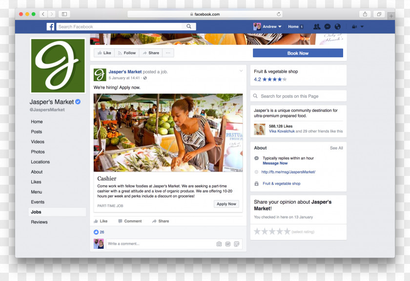 Facebook Advertising Application For Employment Job PNG