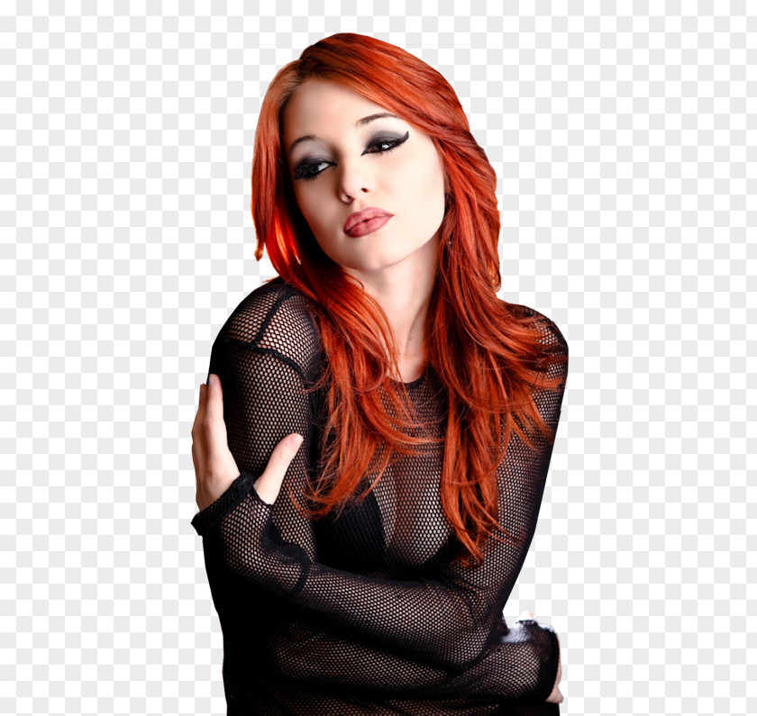 Imported Red Hair Human Color Hairstyle PNG