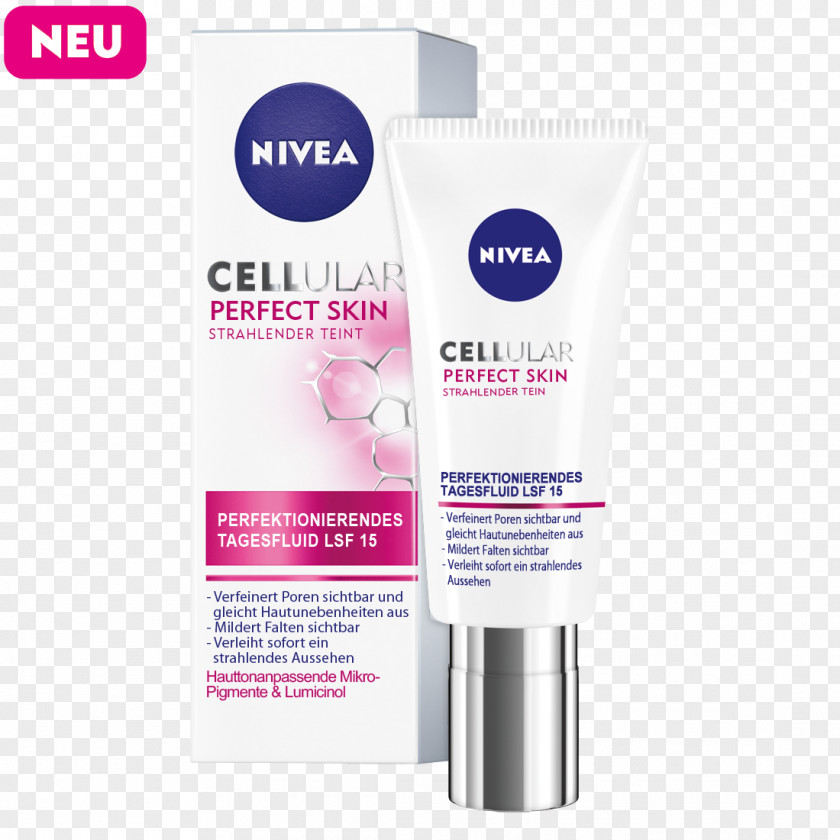 Laser Skin NIVEA CELLular Perfect Tagesfluid Cream Lotion PNG