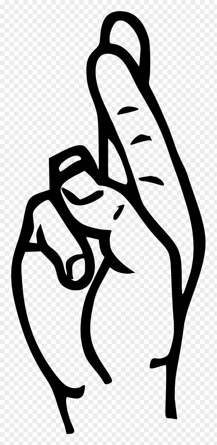 Letter F American Sign Language Fingerspelling PNG