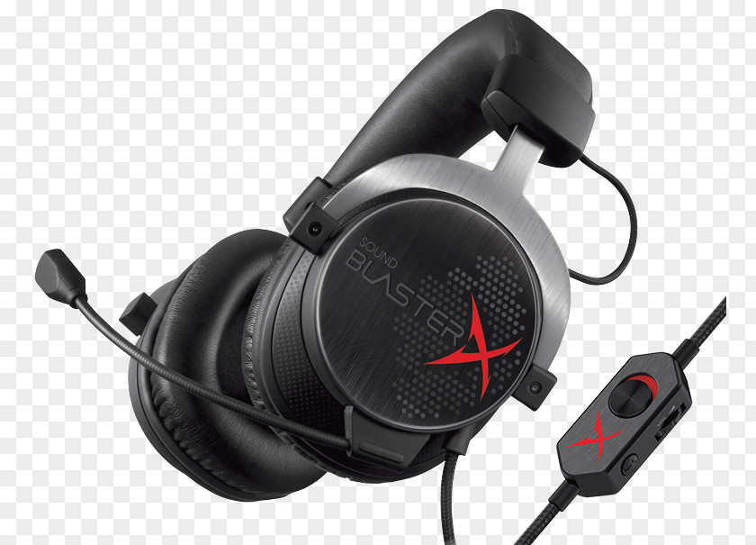 Microphone Headphones Creative Sound BlasterX H5 Technology PNG