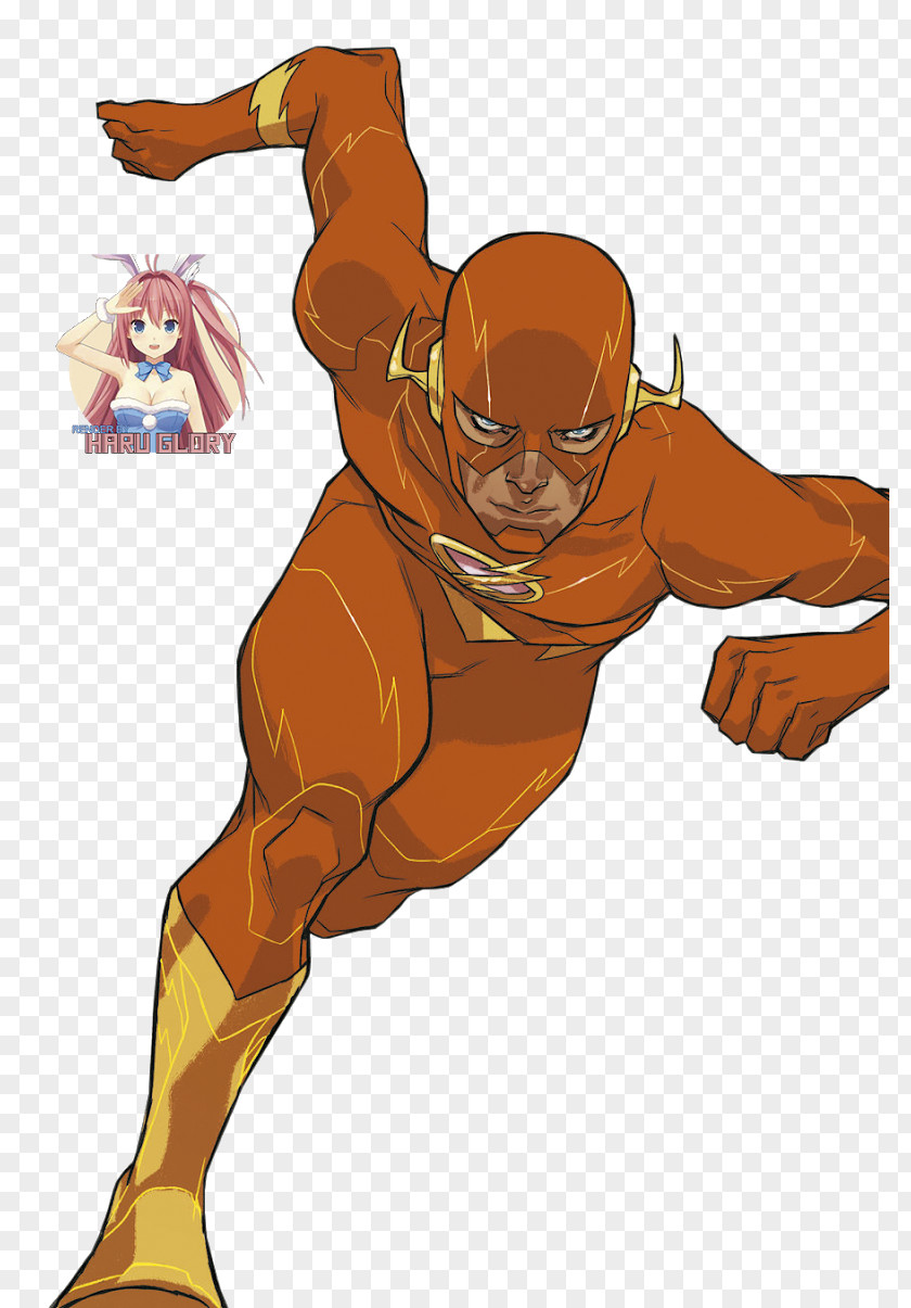 Muscle Superhero Cartoon PNG