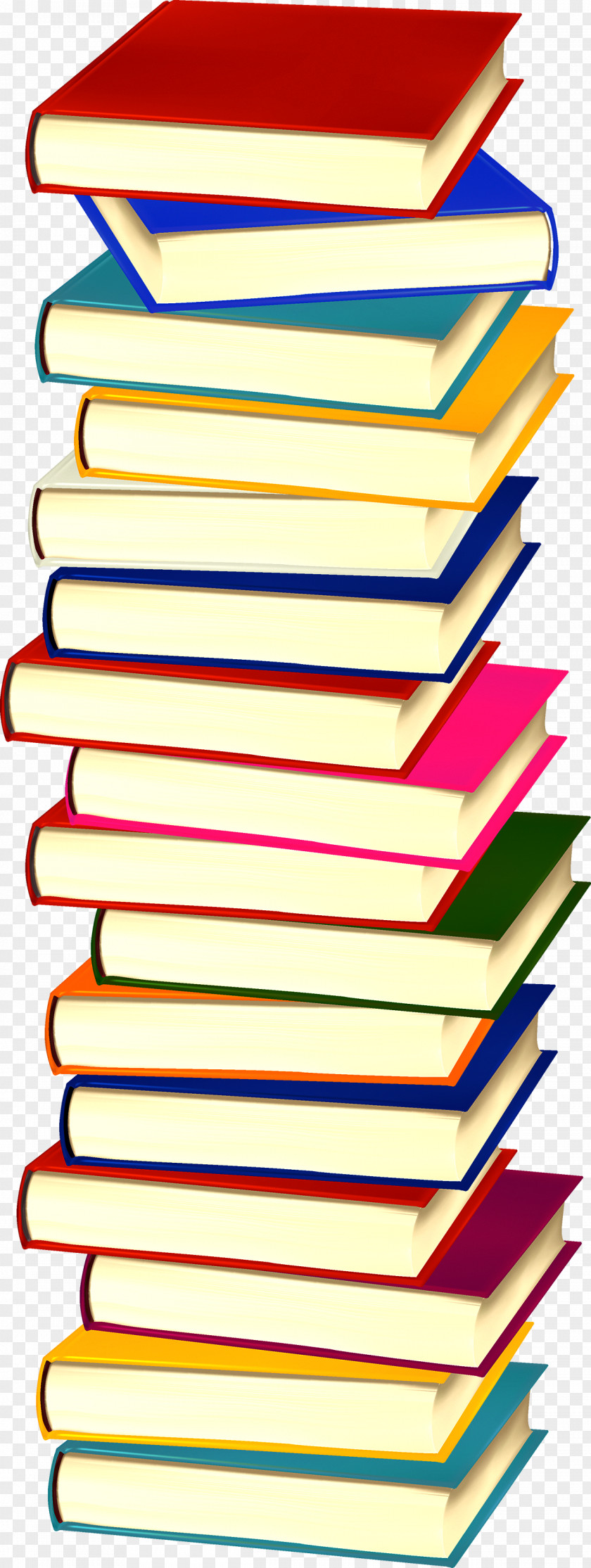 Pile Of Books Book Colored Pencil PNG