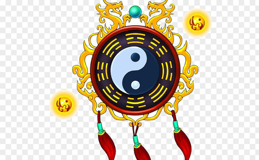 Revealing The Role Of Gossip Mirror Feng Shui China Bagua Necklace Yin And Yang PNG