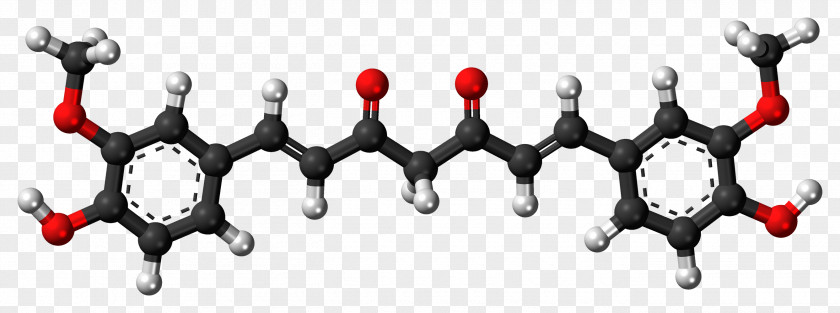Turmeric Curcuminoid Molecule Enol PNG