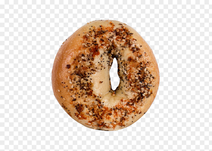 Bagel Everything Za'atar Food Poppy Seed PNG