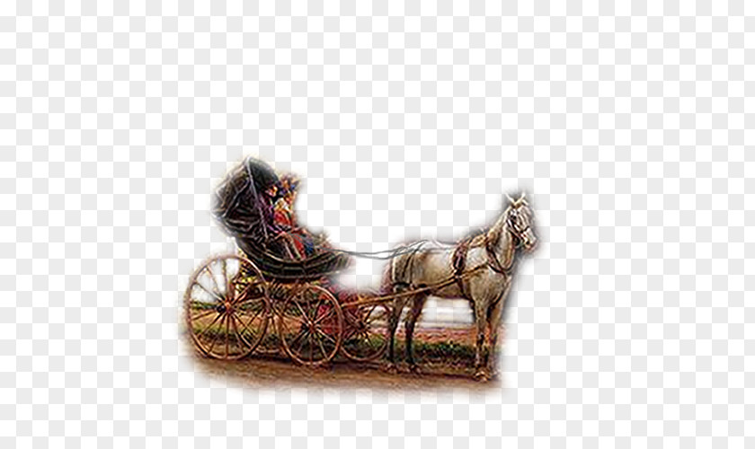 Carriage Horse Chariot Figurine Mammal PNG