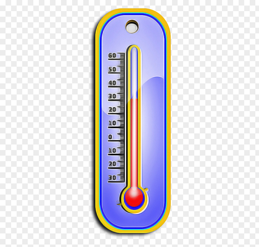 Electric Blue Mobile Phone Case Household Thermometer Measuring Instrument Medical PNG