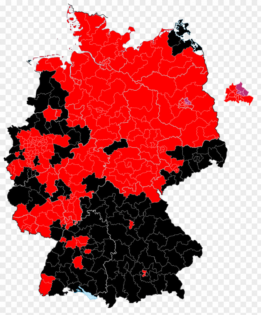 Germany German Reunification Federal Election, 1998 Electoral District PNG